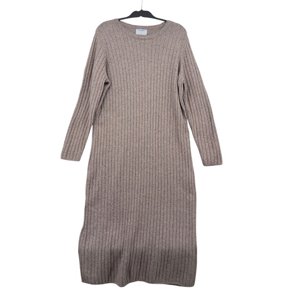 Old Navy Dresses & Skirts - Old Navy SoSoft Brown Ribbed Long Sleeve Midi Sweater Dress Womens XXL